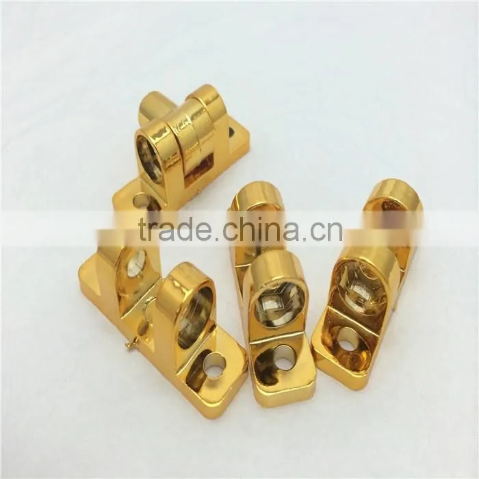 daily use hardware component gold plating , fake gold color plating metal parts