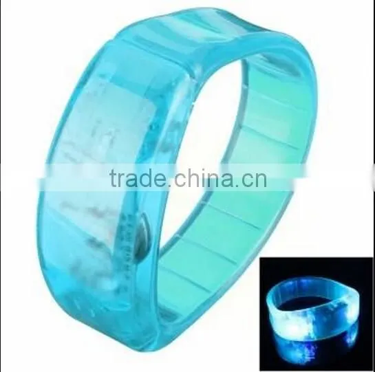 Light Glows Bracelet / Voice Control LED Wristbands / flashing led wristbands