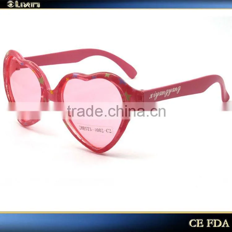 New Cartoon Design Lovely Girl's Plastic Sunglasses 28EST3-4002