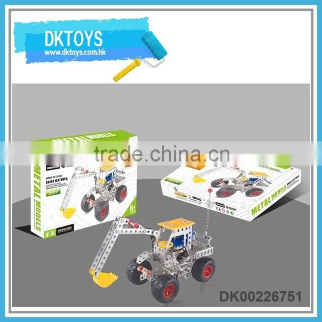 139pcs metal DIY truck toy