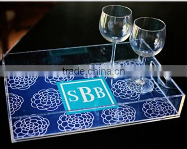 Acrylic insert paper tray