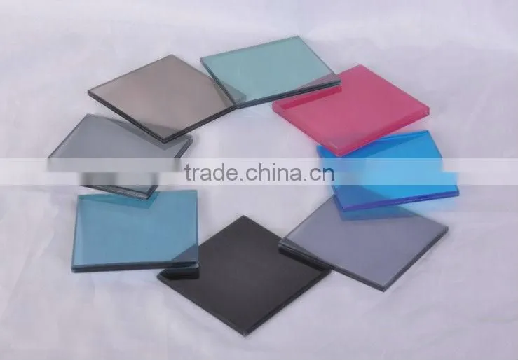 clear PVB film laminated glass