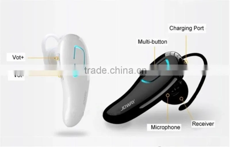 JOWAY H-02 Mobile wireless Bluetooth headset, universal stereo mini one with two music Bluetooth headset Dual standby radio song