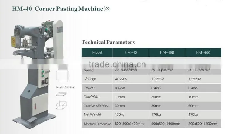 HM-TDG500 Semi-automatic Set-up Box Making Line