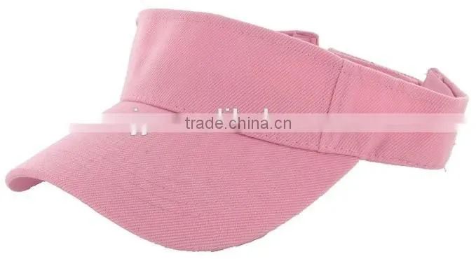 Custom Sports Visor Caps Solid Color Plain Visor Caps Wholesale