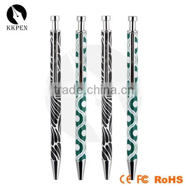 KKPEN ball point pen with diamond 3 in 1 metal multifunction pen custom shape pen