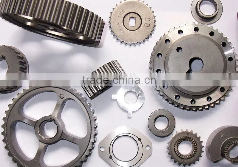 High strength durable small powder metallurgy gear with CNC machining