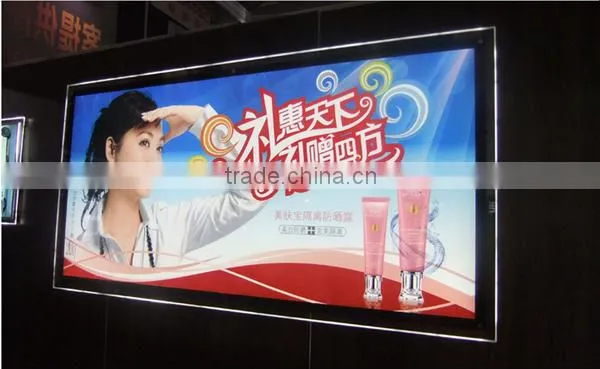 custom size acrylic led photo frame