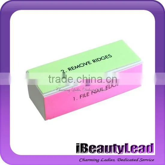 hot sale 4 sides nail sanding file nail buffer block for manicure and pedicure