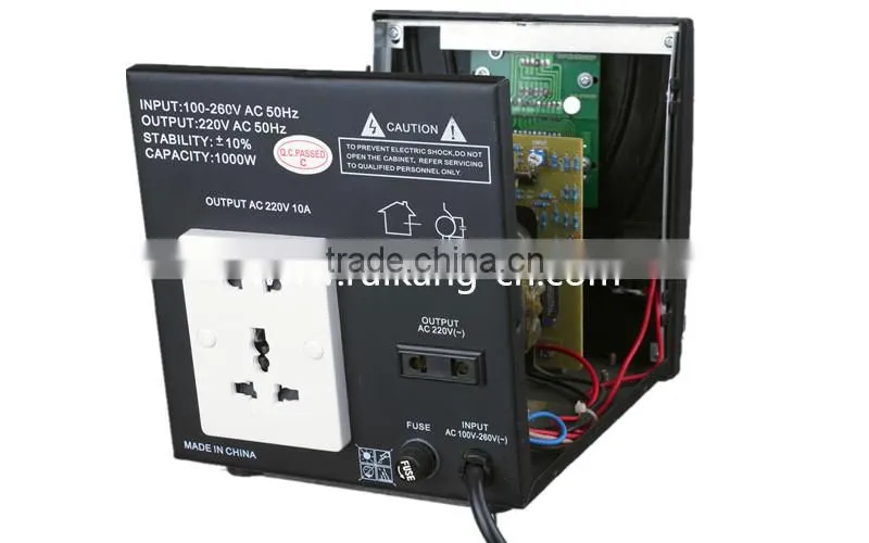 1kw single phase double digital display ac automatic voltage stabilizer