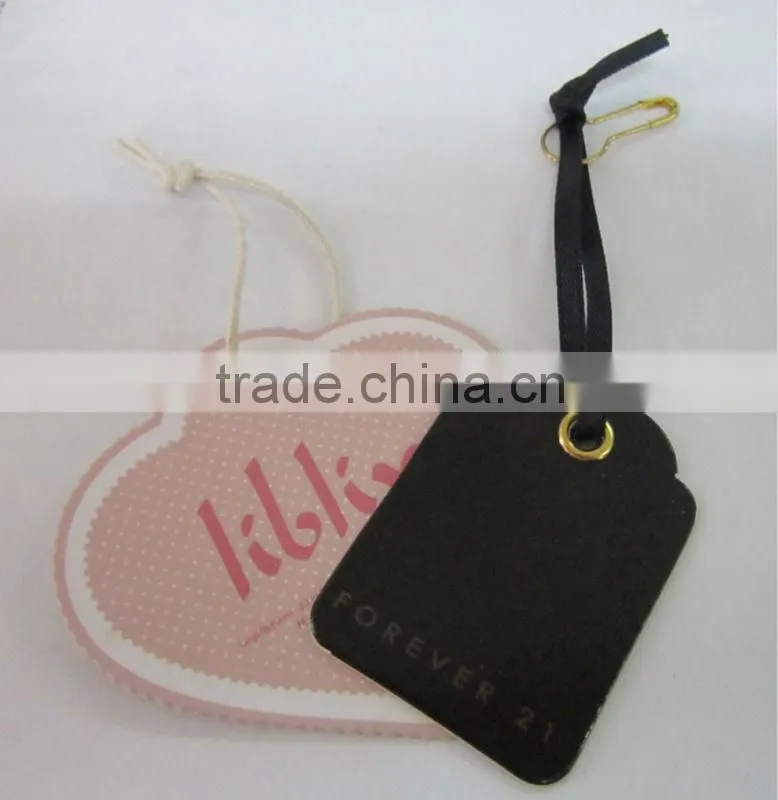 Full Color Printing Hang Tag with a Hole to Hang