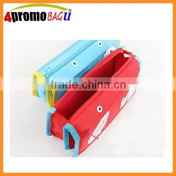 BSCI factory price cheap double zipper pencil bag pouch bags