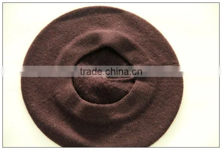 100% cashmere female hat