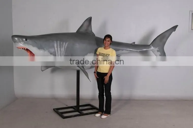 Fiberglass Artificial shark sculpture