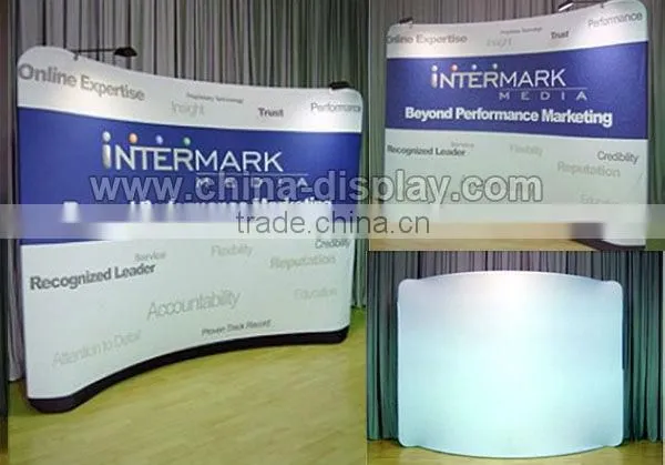 Super slim aluminum fabric tension photo booth backdrop