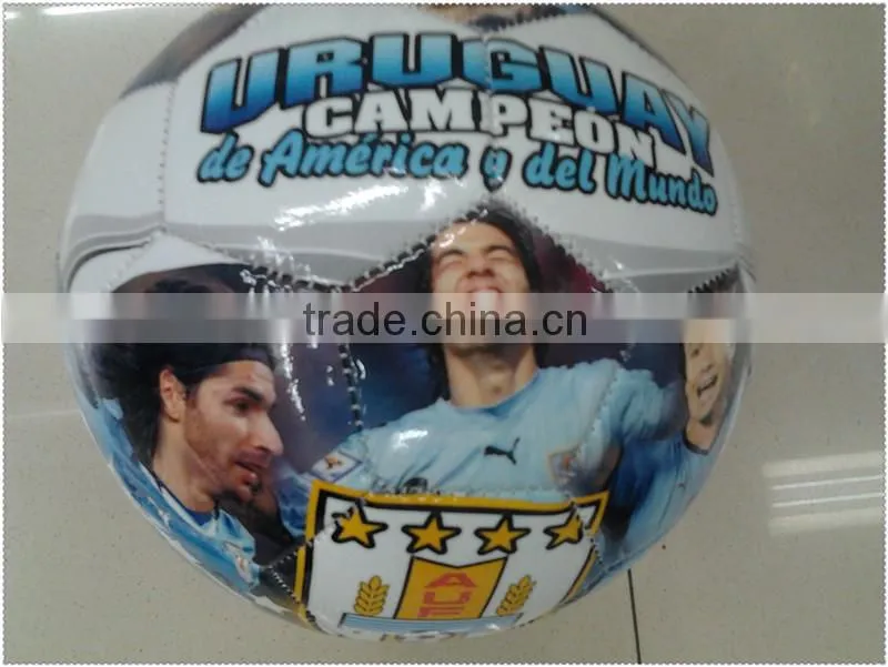 customized star face photo soccer ball/football for promotion