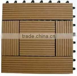 Eco and easy to install- cheap wpc wood plastic composite environmental tiles from China!