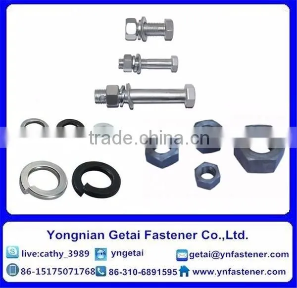Bolts and Nuts Galvanized ZP HDG