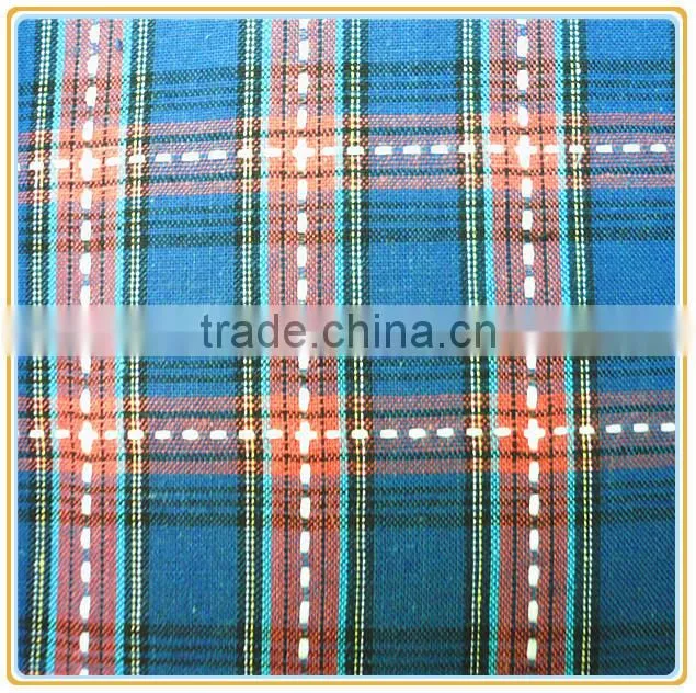 100 Cotton Yarn Dyed check fabric