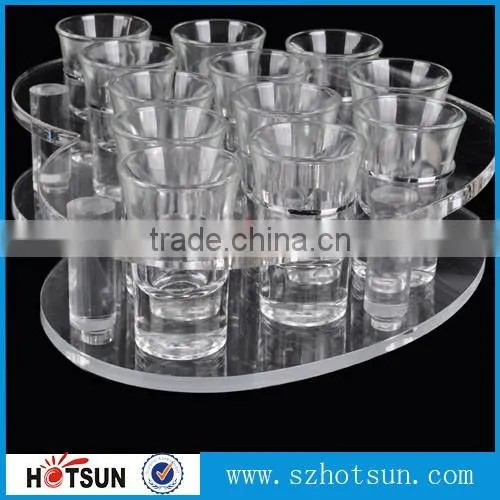 modern design various styles acrylic wine glass/ acrylic wine display rack