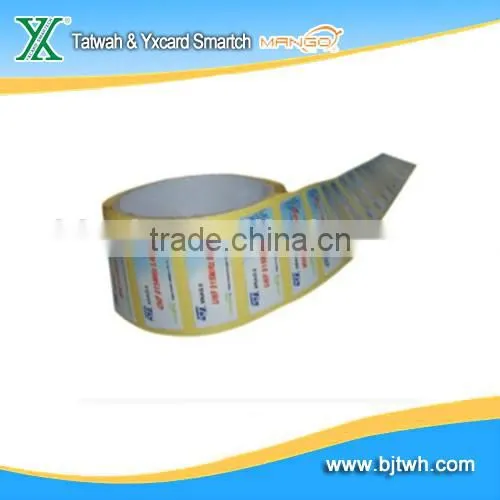 2014 new 13.56mhz paper/ pvc nfc rfid sticker manufacturer in china