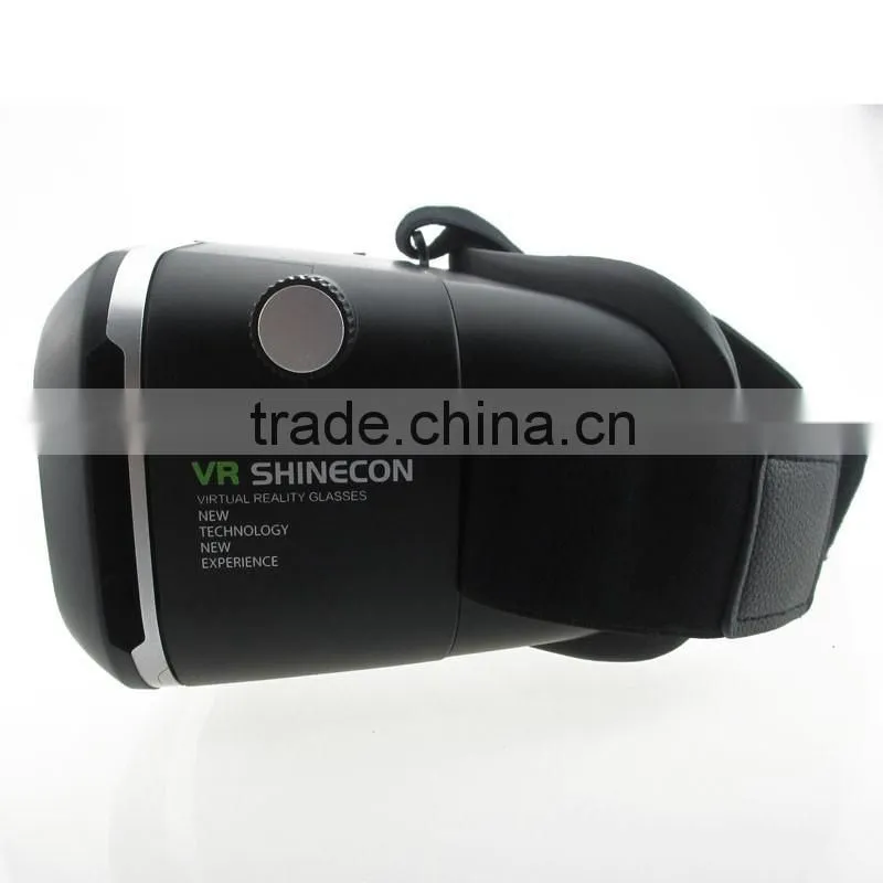 2016 hot sell VR Shinecon 3D VR glasses Virtual Reality Glasses Google Cardboard Video Headset Helmet