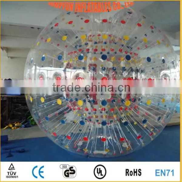 PVC zorb balloon/Inflatable Human Zorb/Body zorb sphere/Inflatable roller zorb