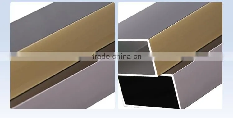 Customized aluminum alloy for aluminum square pipe and profile tube with different surface