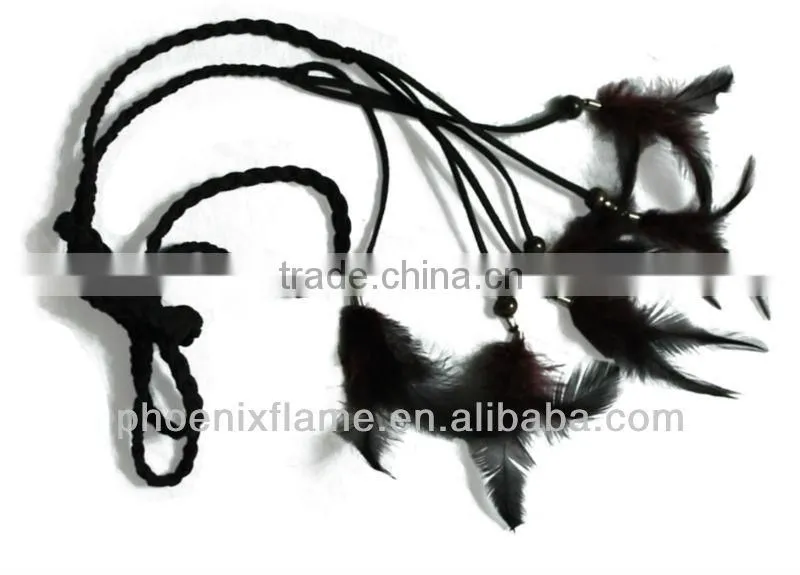 wholesale leather belt rope with tassel