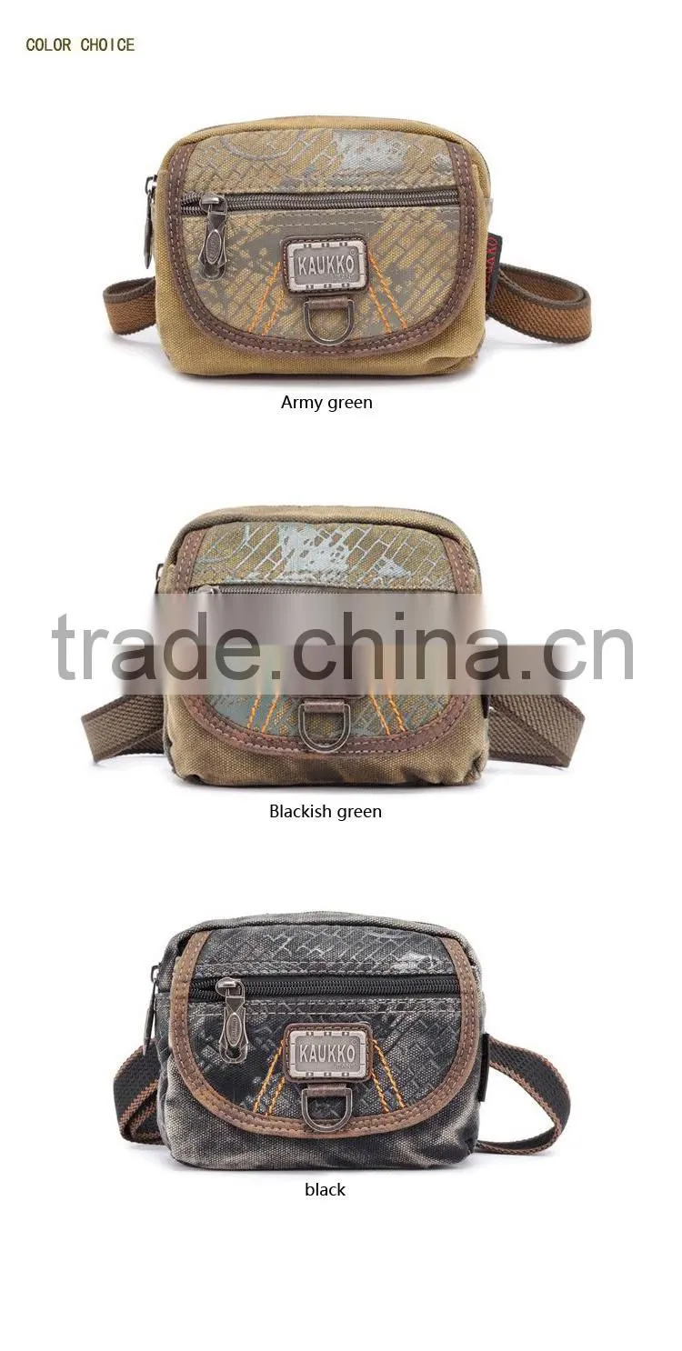 2015 Messenger Bag Style Unisex Canvas Waist Sing Bags
