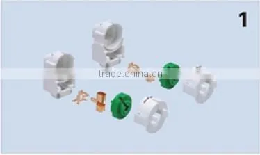 Full Plastic Explosion Proof Fluorescent Light Fittings