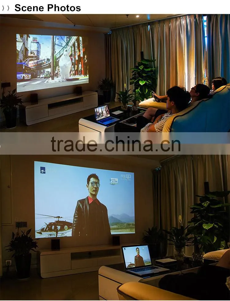 LUXCINE New Arrival Mini Projector / Smart WiFi Projector / 3D Projector Z3 With RAM1.5G ROM20G