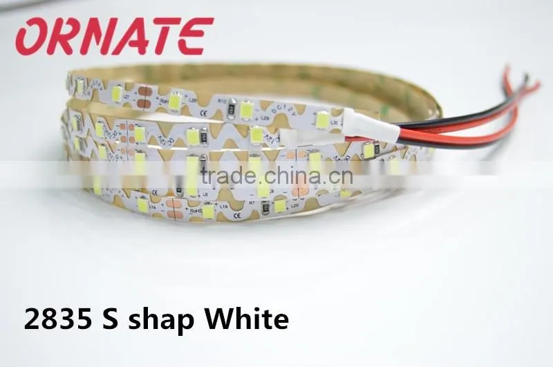 6MM 12W 12V 2835 S shape 60leds LED Strip foldable signs