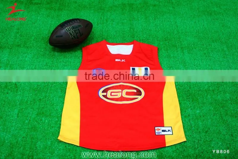 Healong New Design AFL Rugby Jersry Uniform Shirt Football Jumper