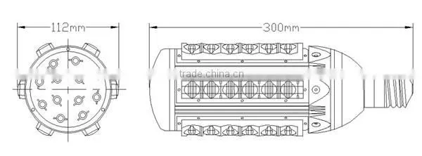 Aluminum Green Led Leading Spot Furniture Kayseri Die Casting Led Street Light