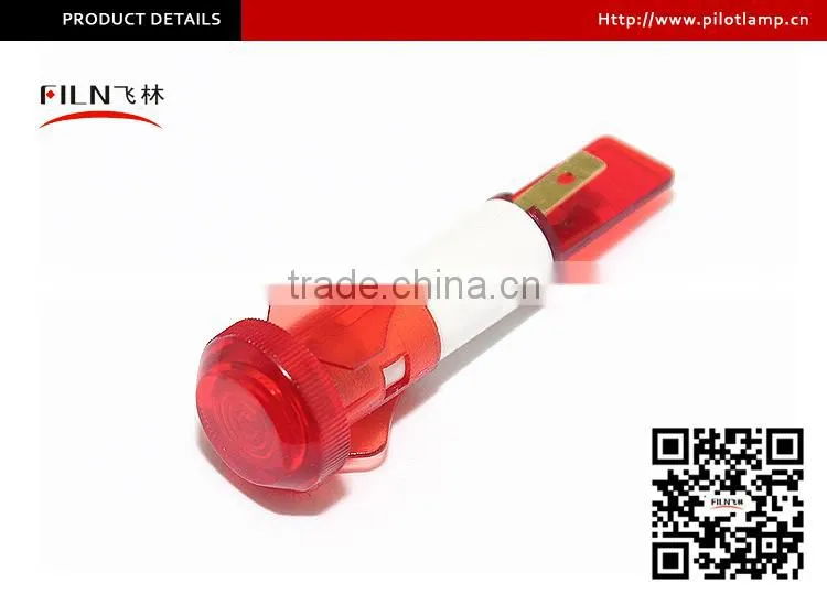 IP67 2015 waterproof coffee machine plastic 10mm 230v led neon tail light