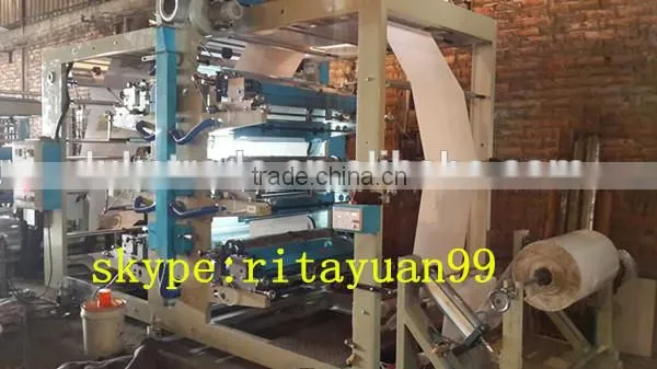 YT-4-800 Four Colors Automatic Low Price High Speed Polyethylene Flexo Printing Machine
