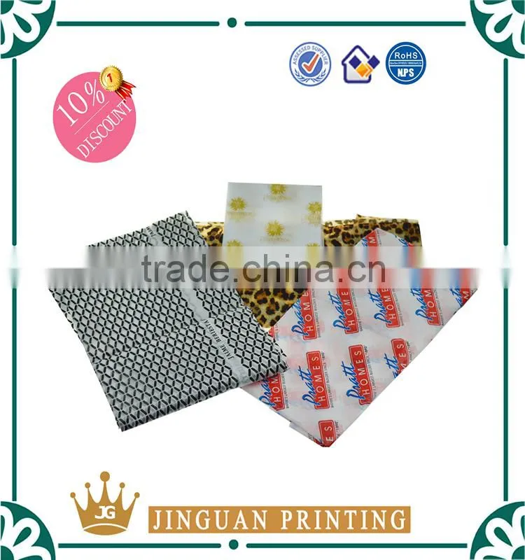 Logo print wholesale gift wrapping tissue paper