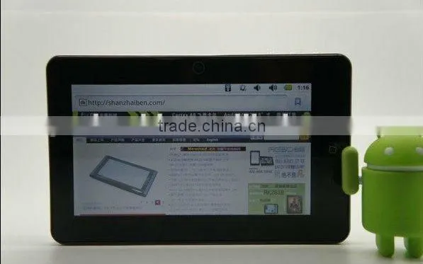 7 inch Android 2.3 tablet with 1.2Ghz CPU+1.3MP Camera M704