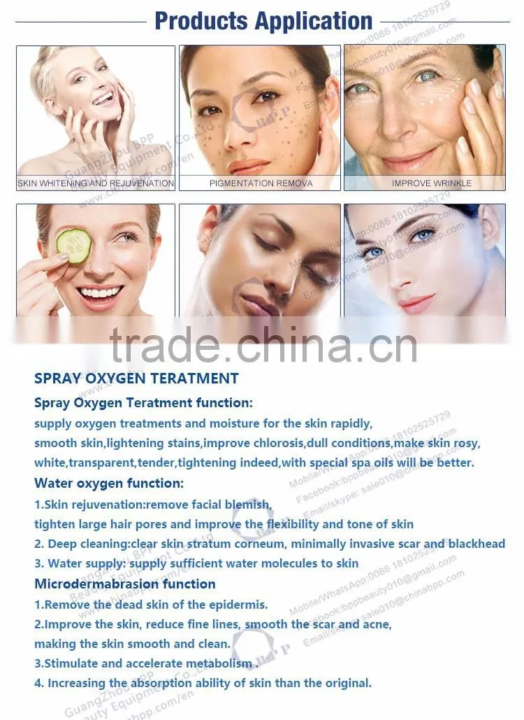 Factory price hydra microdermoabrasion facial peel facial machine