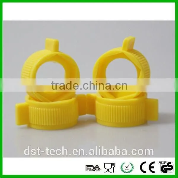 Yellow plastic socket wrench ratchet wrench tool