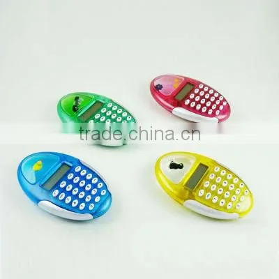 12-digits solar power Aqua insert floater oil Liquid calculator for promotional item