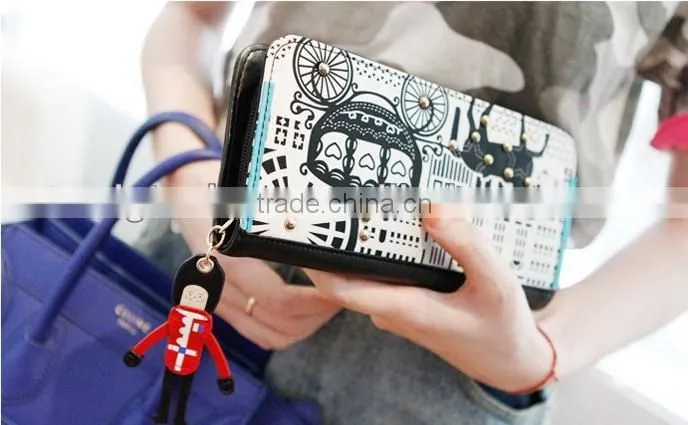Multi colors fashionable women's wallets