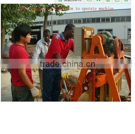 Shengya Brand QMY4-45 Movable Hollow block making machine with Vedio in Youtube/High in product density block machine
