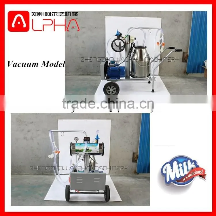 Hand operated milking machine/vacuum pump milking machine/portable milking machine FOR SALE