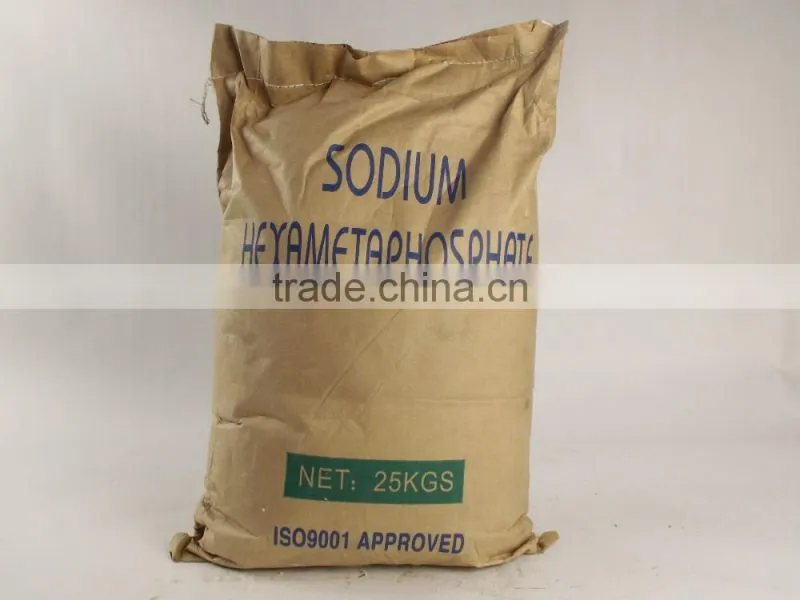 TOP 1. Manufacturer Sodium Hexametaphosphate 68% ( SHMP 68%) Tech Grade