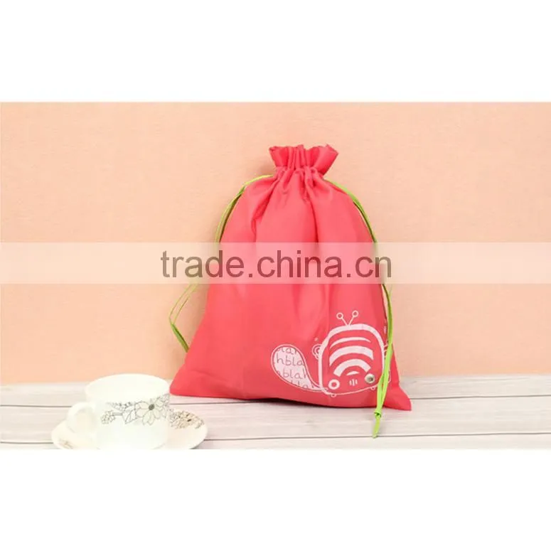 Cute Printing Nylon Waterproof Cosmetics Drawstring Bag, travel Storage Bag (BYSYX5271)
