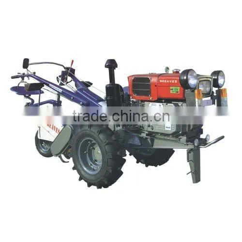 farming TILLER with plough WALKING TRACTOR