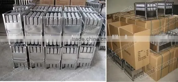 Customized different shapes stainless steel ice cream sticks mold