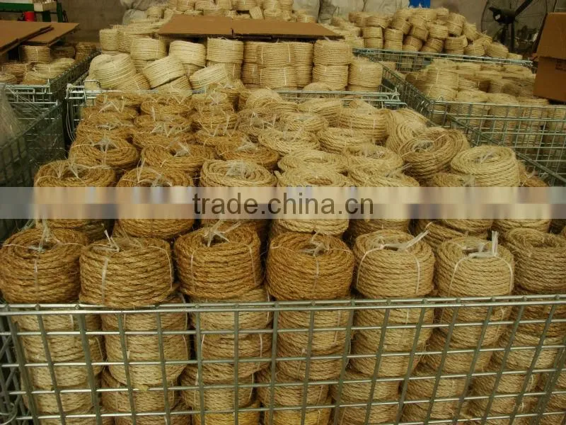 Environmental Natural color Twisted Jute Twine Baler twine